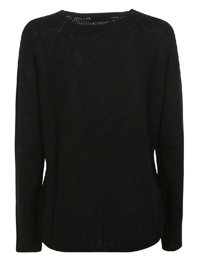 Shop Aragona R-over Cashmere Sweater In Black