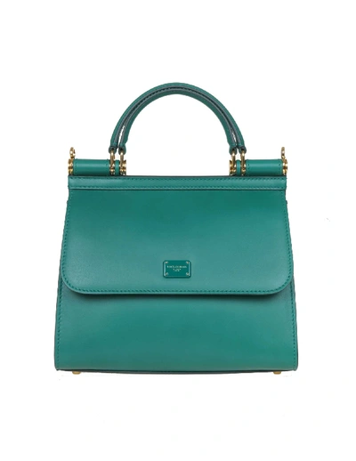Shop Dolce & Gabbana Sicily Bag 58 Small In Calf Leather