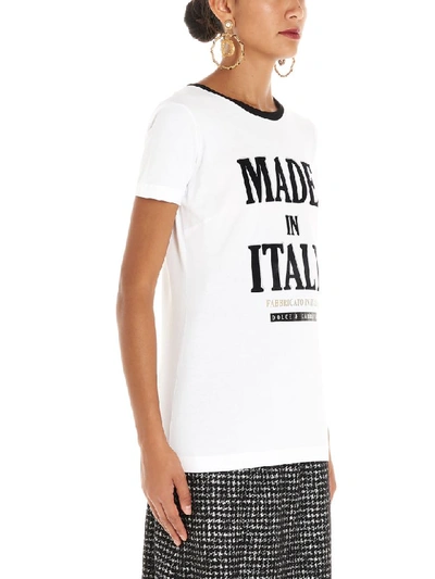 Shop Dolce & Gabbana Made In Italy T-shirt In White