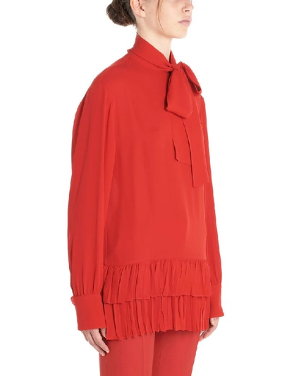 Shop Valentino Shirt In Red