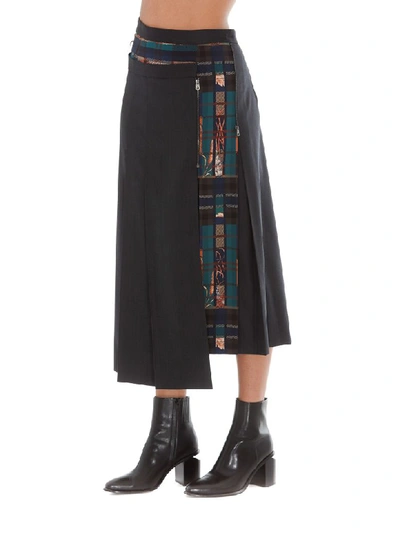 Shop Ferragamo Longuette Skirt In Multicolor