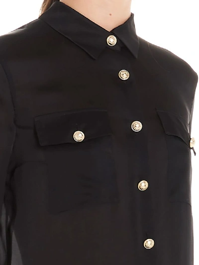 Shop Balmain Shirt In Black