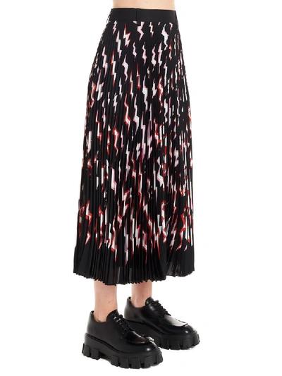 Shop Prada Thunder Skirt In Multicolor
