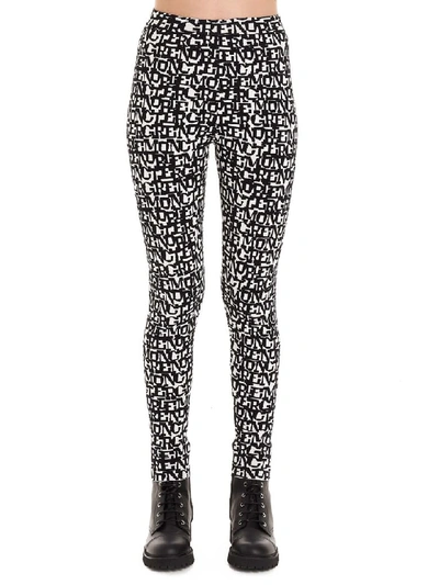 Shop Moncler Leggings In Multicolor