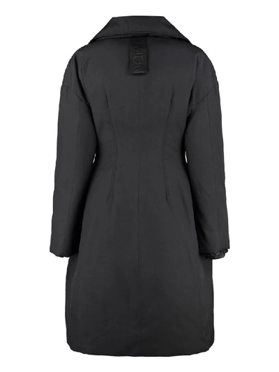 Shop Moncler Mezen Reversible Coat In Black