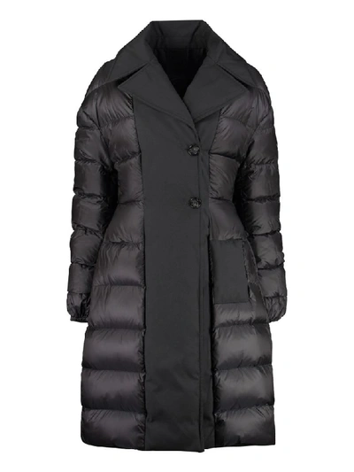 Shop Moncler Mezen Reversible Coat In Black