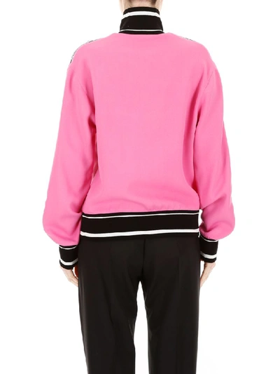 Shop Dolce & Gabbana Lamore È Bellezza Track Jacket In Fuxia (fuchsia)