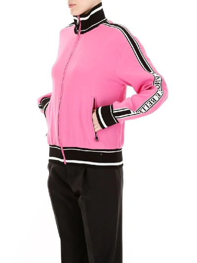 Shop Dolce & Gabbana Lamore È Bellezza Track Jacket In Fuxia (fuchsia)