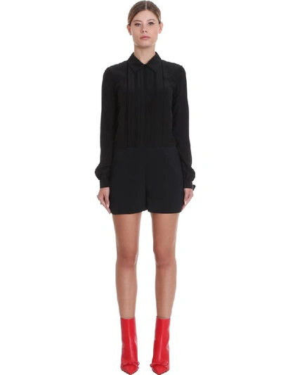 Shop Red Valentino Suit In Black Silk