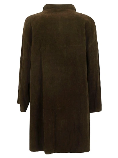 Shop A Punto B Oversized Coat In Brown