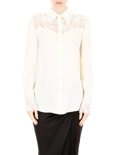 Shop Magda Butrym Dalian Shirt In Cream (white)