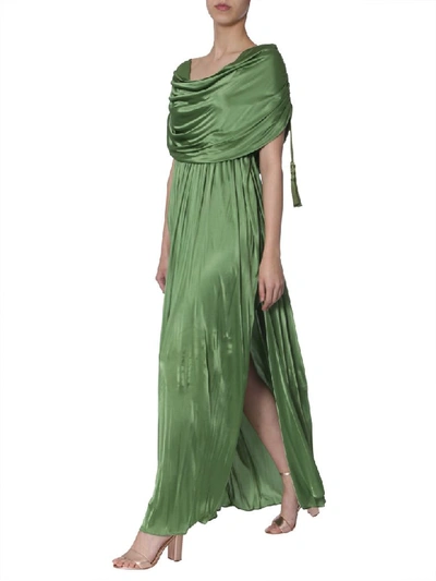 Shop Lanvin Maxi Dress In Verde