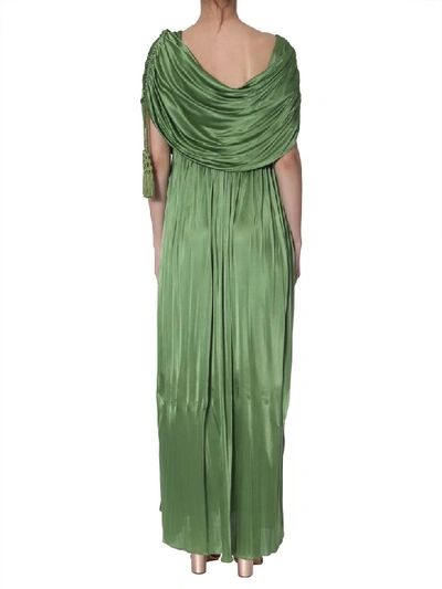 Shop Lanvin Maxi Dress In Verde