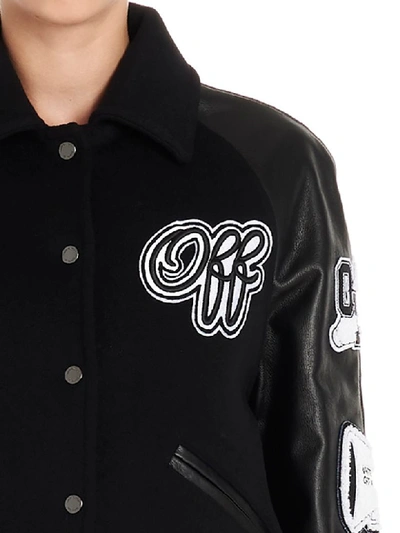 Shop Off-white 'vintage Collage' Jacket In Black