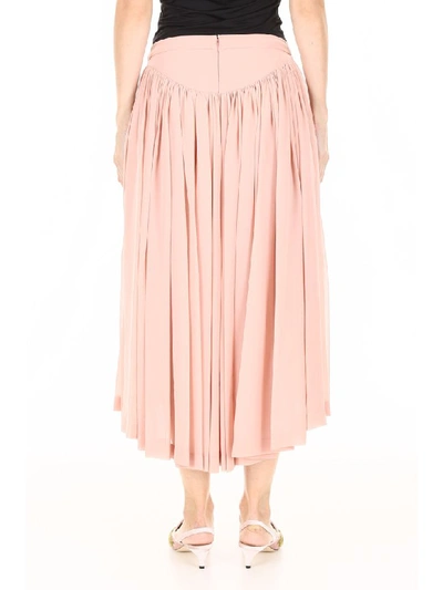 Shop Stella Mccartney Andrea Skirt In Brandy Rose (pink)