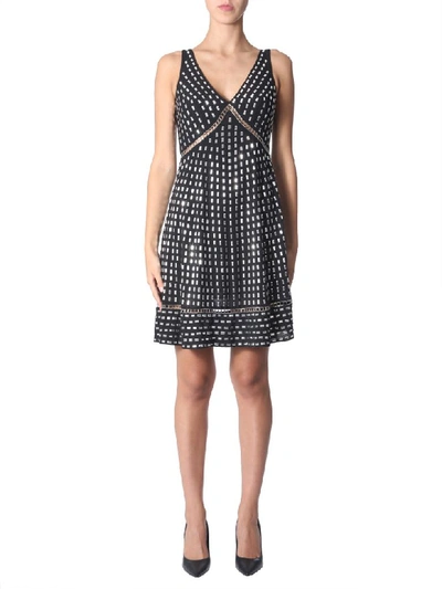 Shop Michael Michael Kors Dress With Studs In Nero