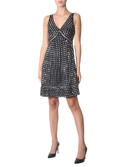 Shop Michael Michael Kors Dress With Studs In Nero