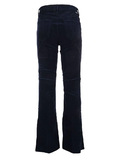 Shop Mother Jeans The Weekender Fray In Nvy Nvy Navy