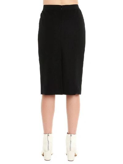Shop Agnona Skirt In Black