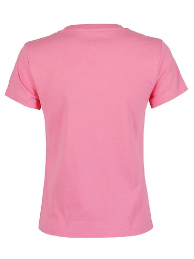 Shop Helmut Lang Short Sleeve T-shirt In Pink
