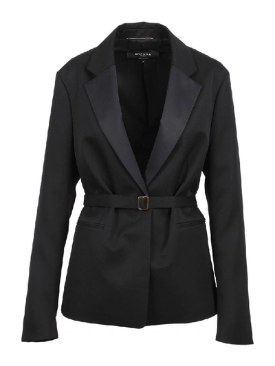 Rochas Wool Blazer In Black
