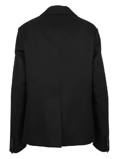 Rochas Wool Blazer In Black