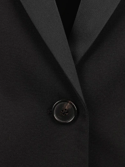 Rochas Wool Blazer In Black