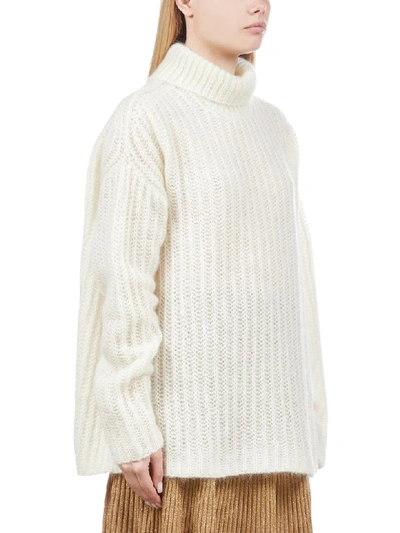 Shop Marni Sweater In Stone White