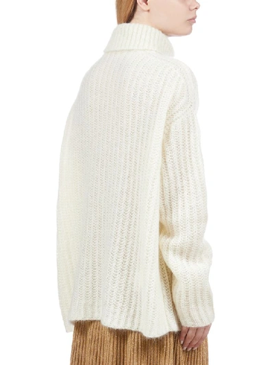 Shop Marni Sweater In Stone White