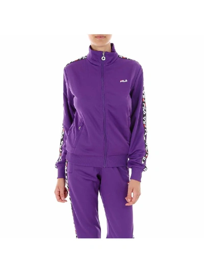 Shop Fila Sweatshirt In Purple