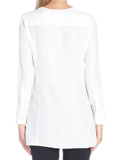 Shop Ferragamo Blouse In White