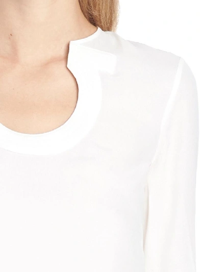 Shop Ferragamo Blouse In White