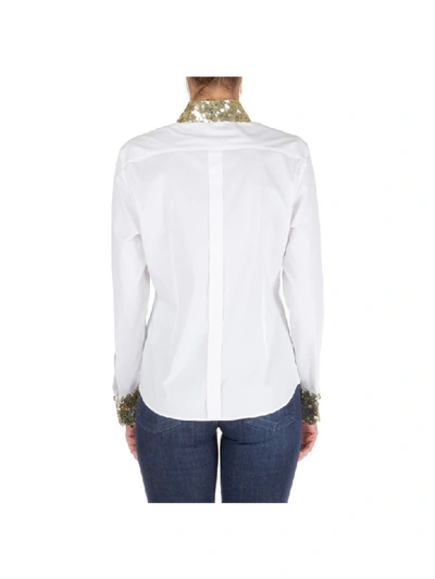 Shop Dolce & Gabbana Violette Shirt In Bianco