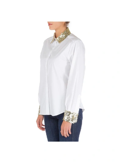 Shop Dolce & Gabbana Violette Shirt In Bianco