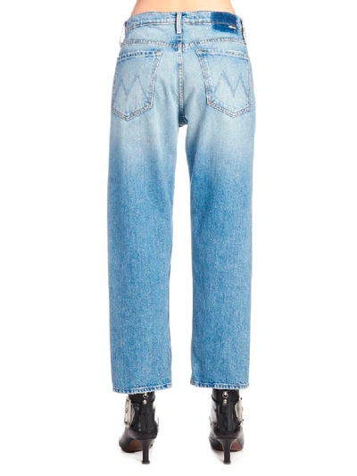 Shop Mother The Trasher Jeans In Blue