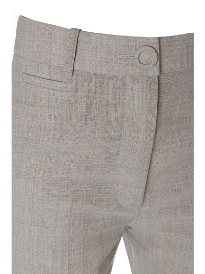 Shop Jacquemus Beige High Rise Chino Pants In Cotton Blend