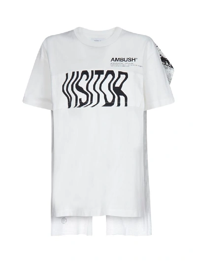 Shop Ambush Short Sleeve T-shirt In Bianco