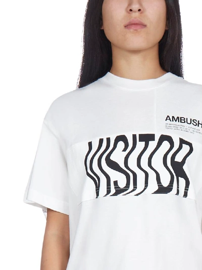 Shop Ambush Short Sleeve T-shirt In Bianco