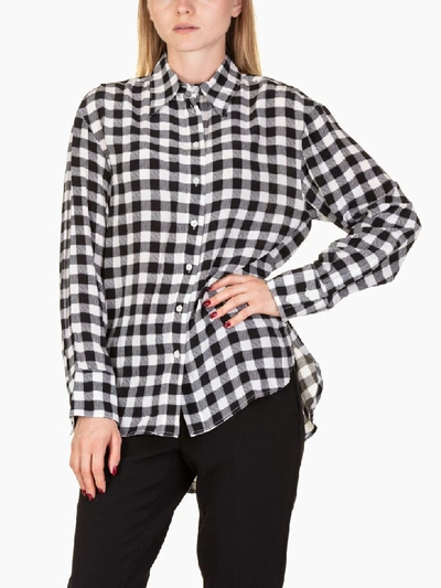 Shop Michael Kors Posh Buffalo Check Shirt In Bicolor