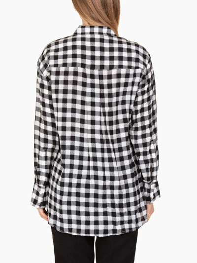 Shop Michael Kors Posh Buffalo Check Shirt In Bicolor