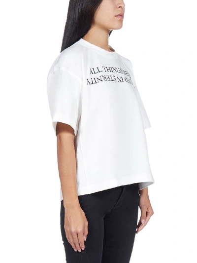 Shop Ambush Short Sleeve T-shirt In Bianco