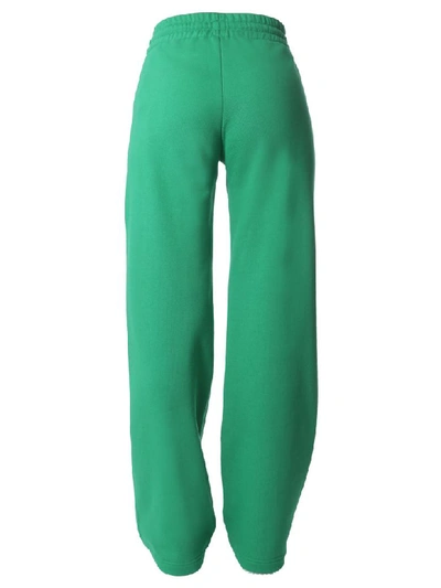 Shop Off-white Relaxed Fit Trousers In Verde