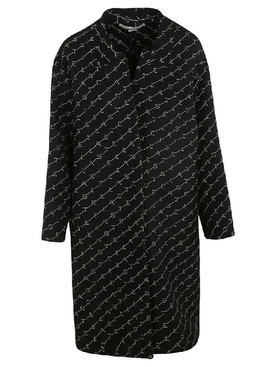 Shop Stella Mccartney Single Breasted Coat In Black