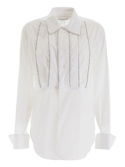 Shop Area Crystal-embellished Shirt In White (white)