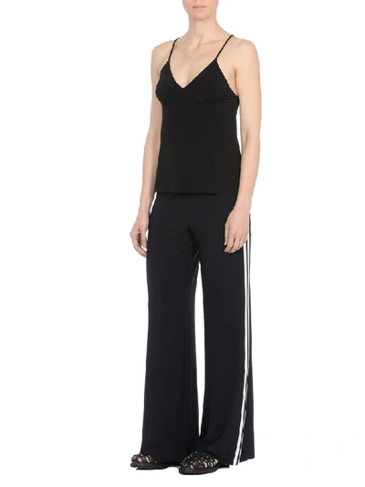 Norma Kamali Top With Thin Straps In Black