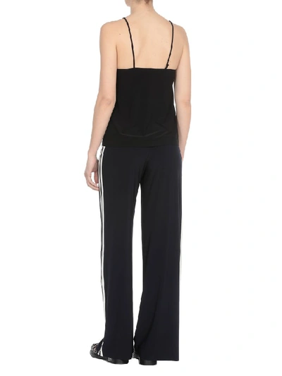 Norma Kamali Top With Thin Straps In Black