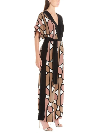 Shop Diane Von Furstenberg Foye Jumpsuits In Multicolor