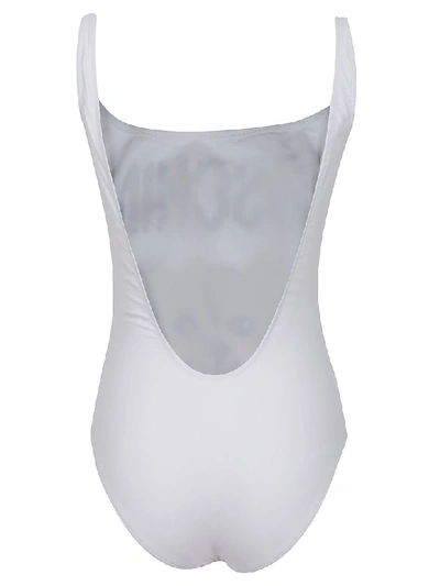 Shop Moschino Bathing Suit In White