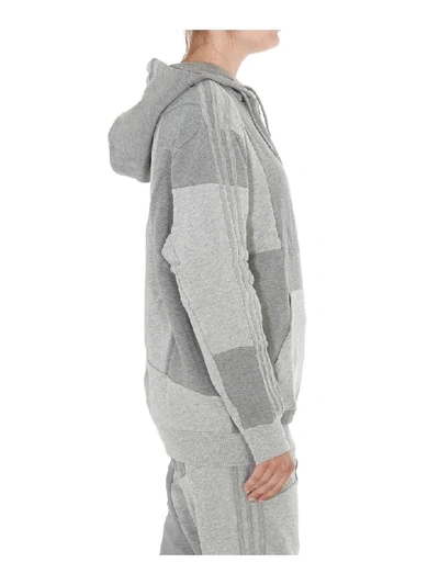 Shop Adidas Originals Logo Hoodie In Grey