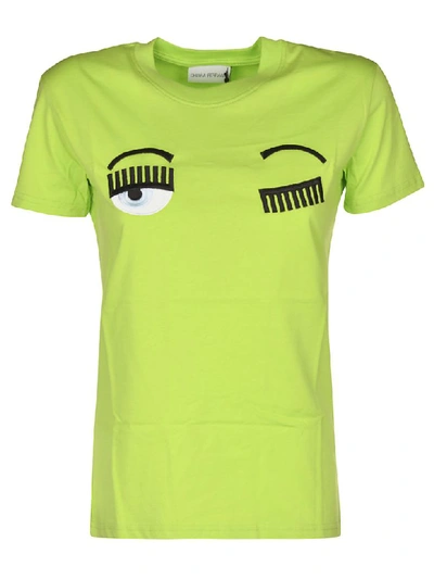 Shop Chiara Ferragni Flirting Eye T-shirt In Verde
